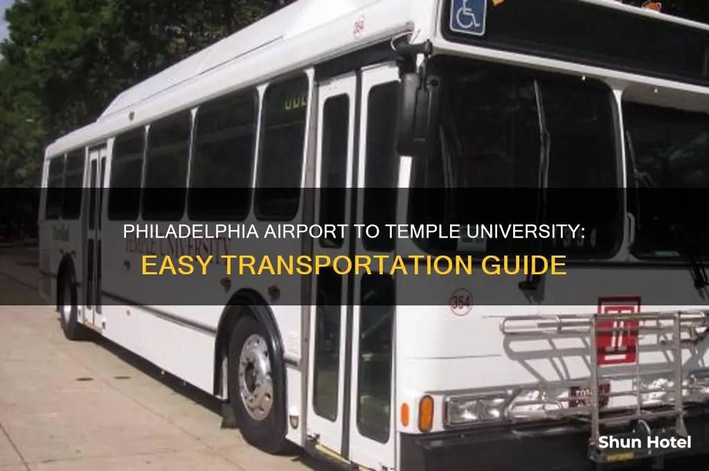 how to get from philadelphia airport to temple university