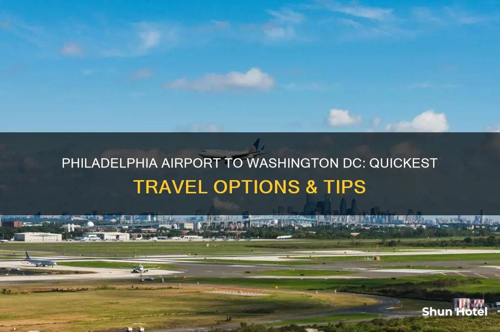 how to get from philadelphia airport to washington dc