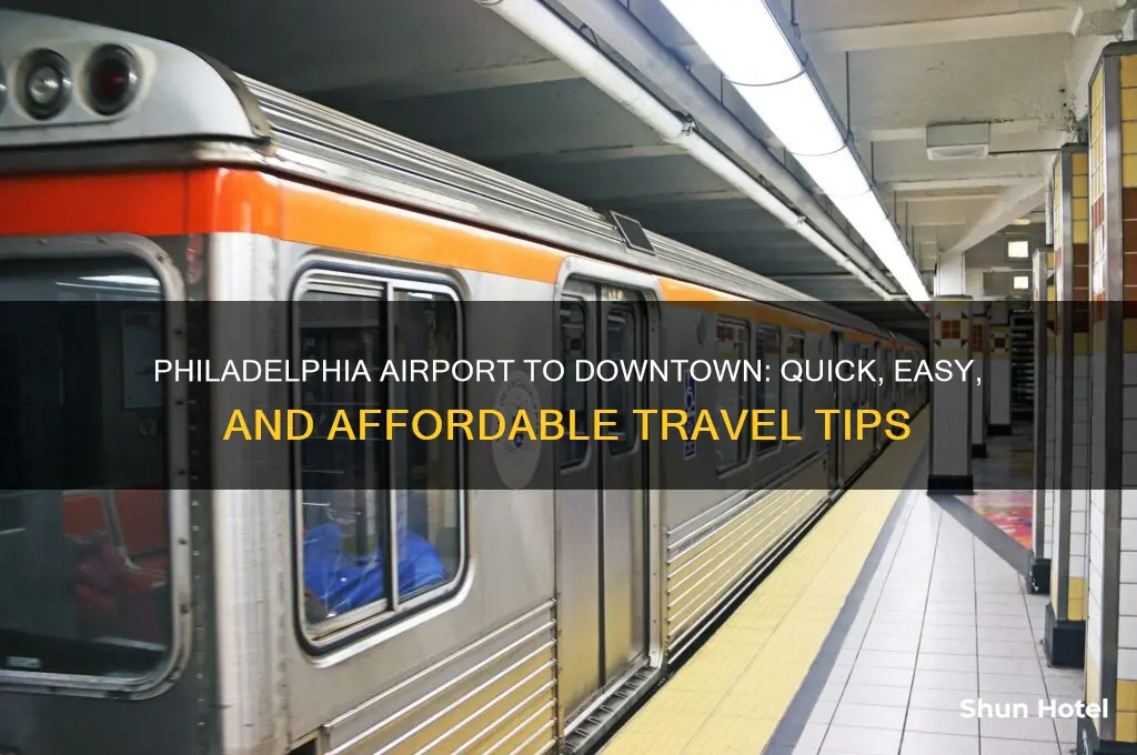 how to get from philidelphia airport to downtown