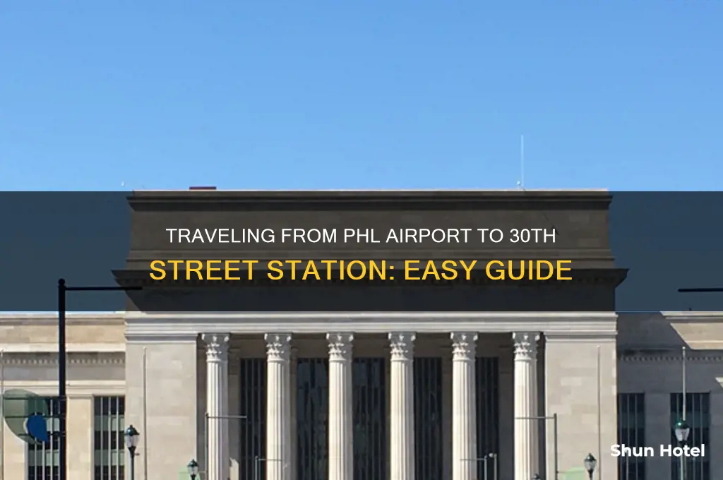 how to get from phl airport to 30th street station