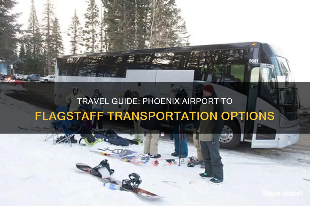 how to get from phoenix airport to flagstaff