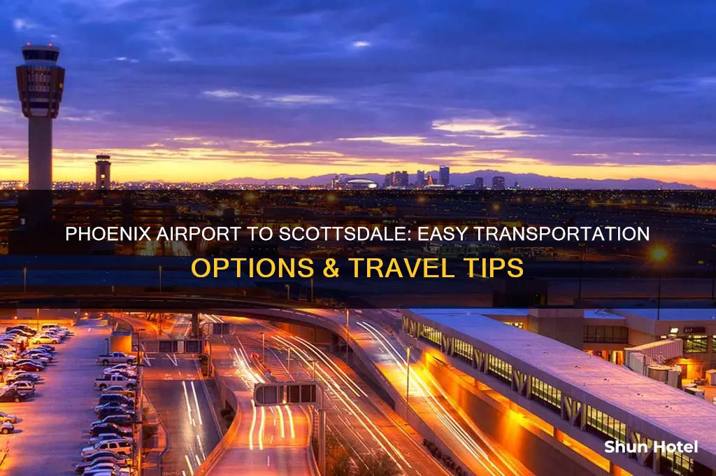 how to get from phoenix airport to scottsdale