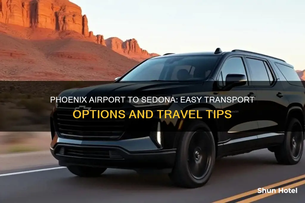 how to get from phoenix airport to sedona