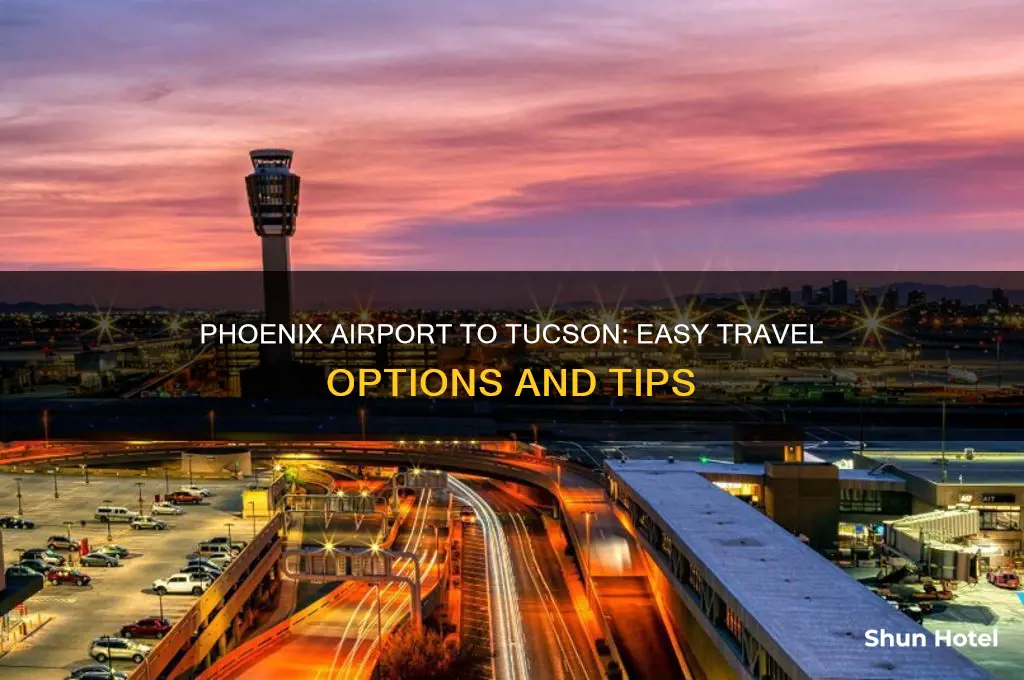 how to get from phoenix airport to tucson