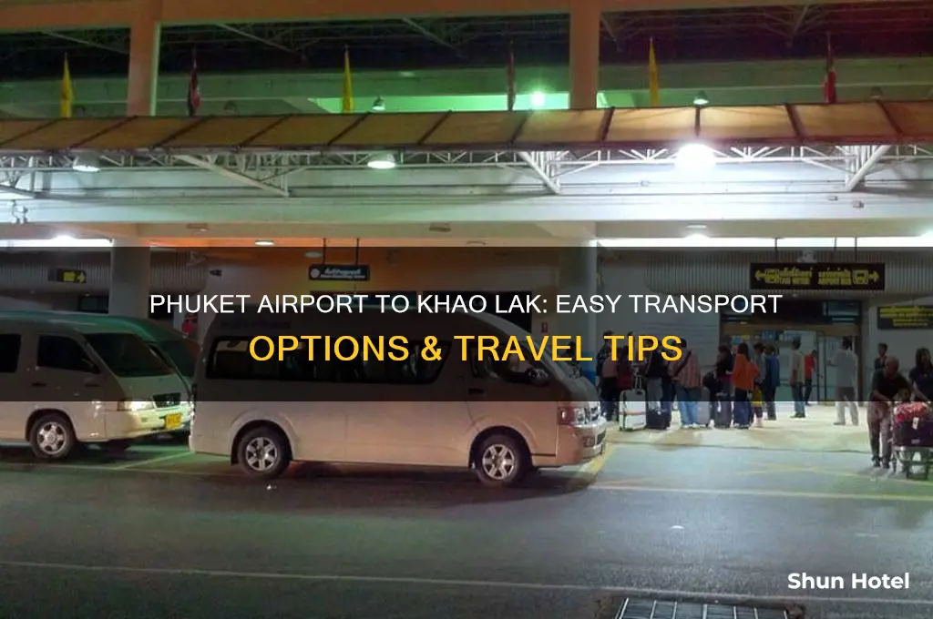 how to get from phuket airport to khao lak