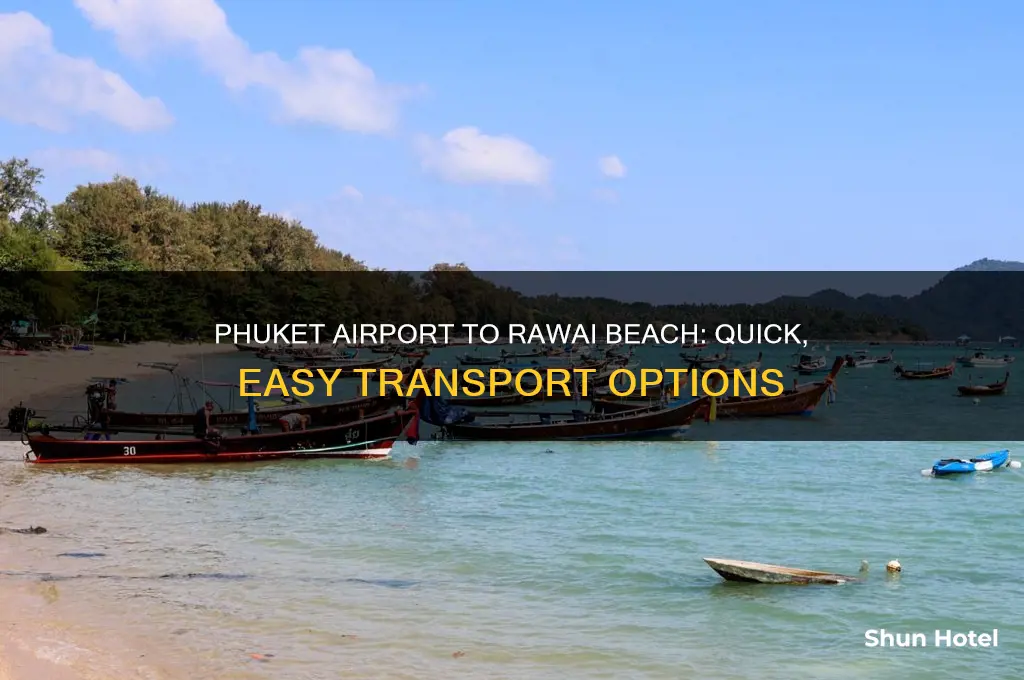 how to get from phuket airport to rawai beach