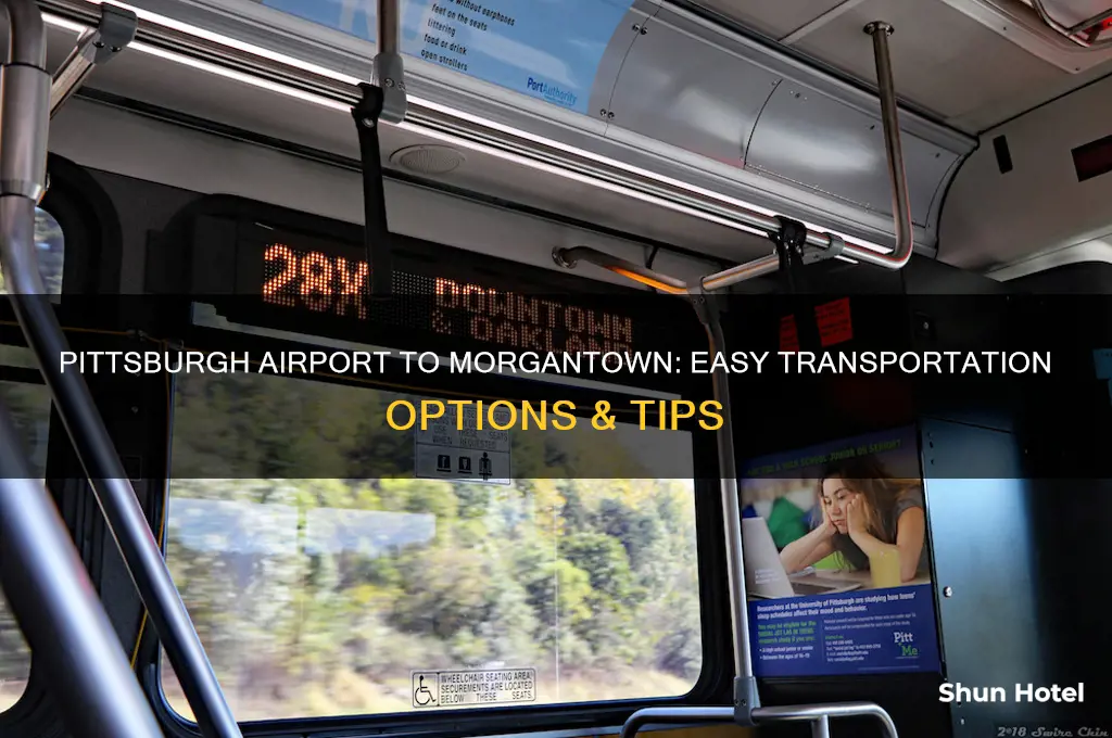 how to get from pittsburgh airport to morgantown