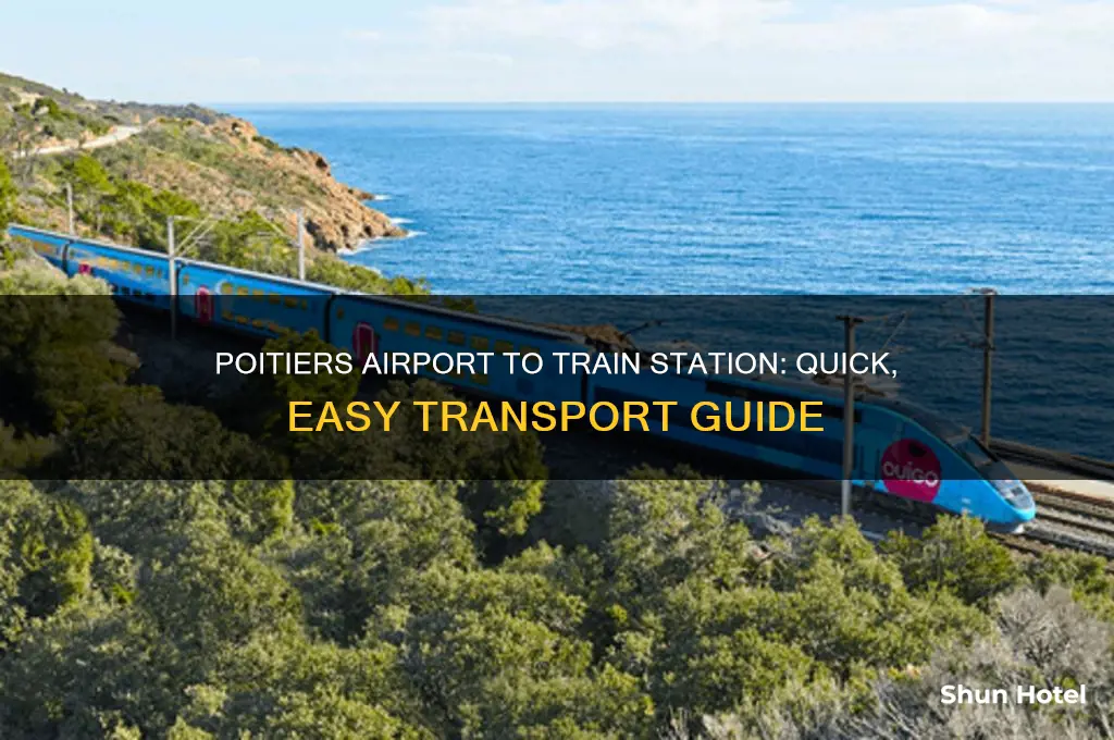 how to get from poitiers airport to train station