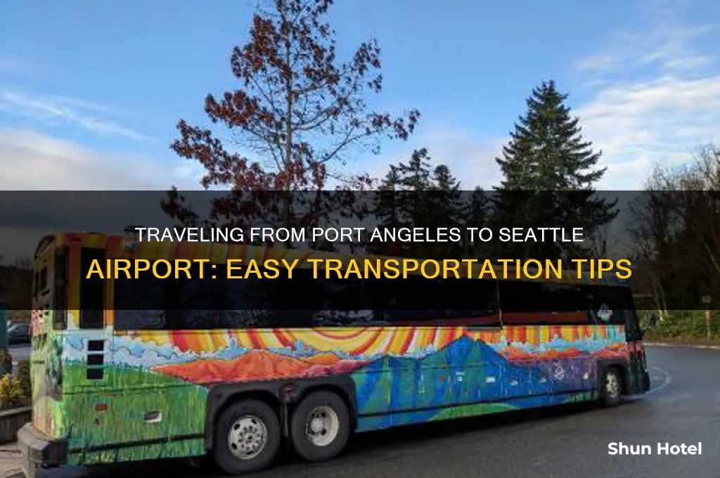 how to get from port angeles to seattle airport