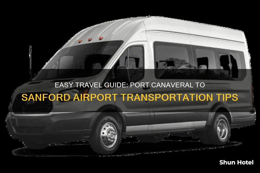 how to get from port canaveral to sanford airport