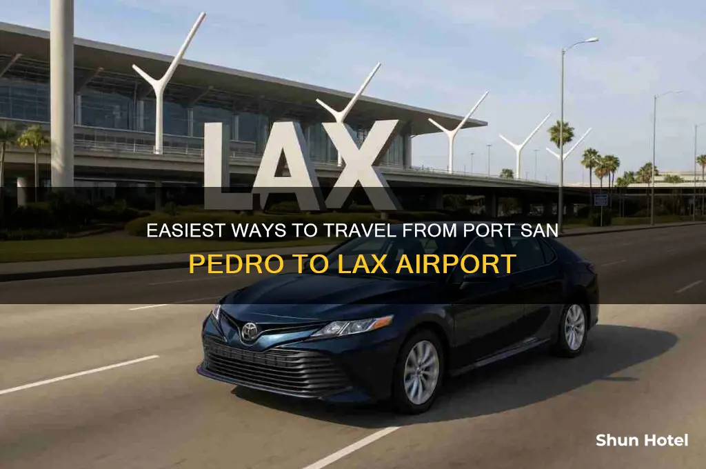 how to get from port san pedro-long beach to airport