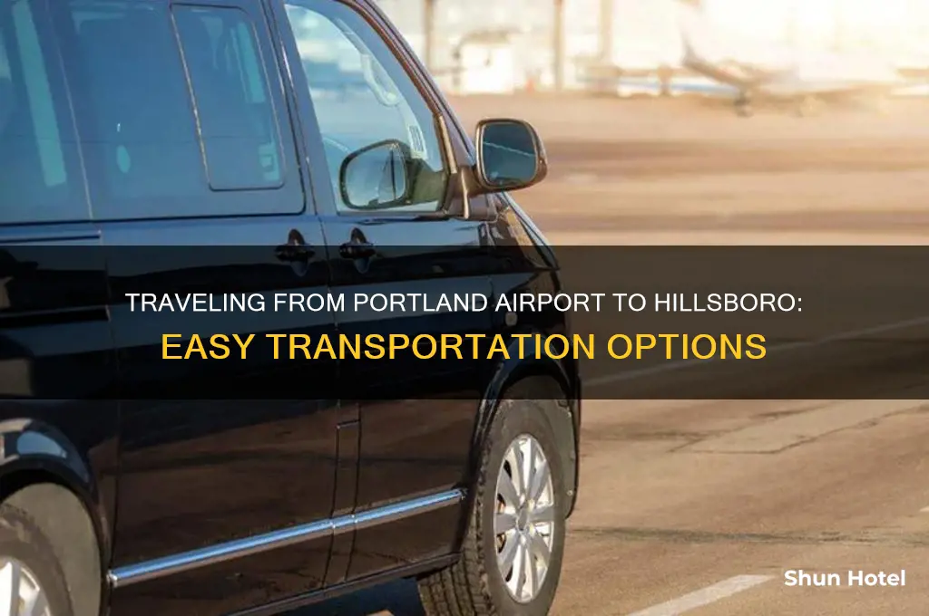 how to get from portland airport to hillsboro