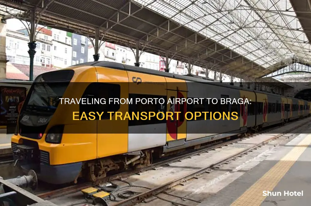 how to get from porto airport to braga