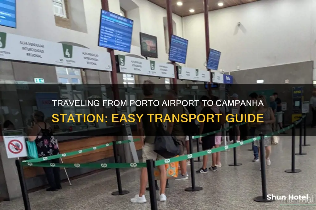 how to get from porto airport to campanha station