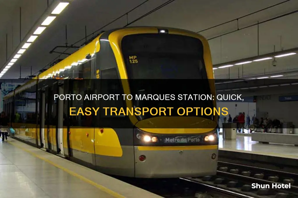 how to get from porto airport to marques station