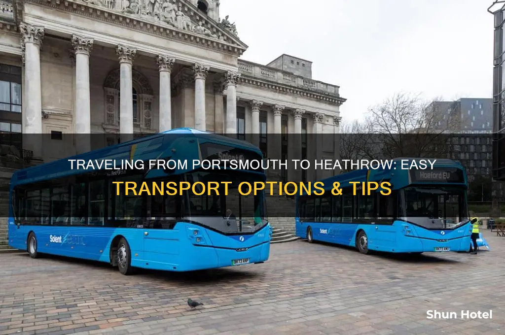 how to get from portsmouth to heathrow airport