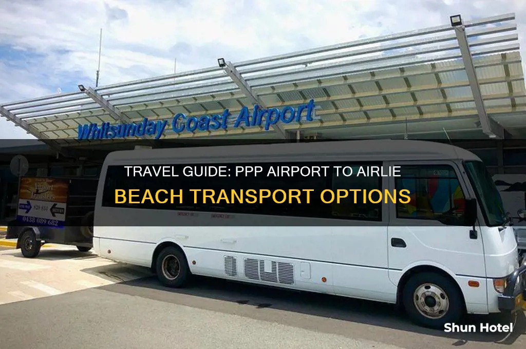 how to get from ppp airport to airlie beach