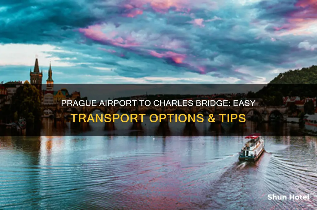 how to get from prague airport to charles bridge
