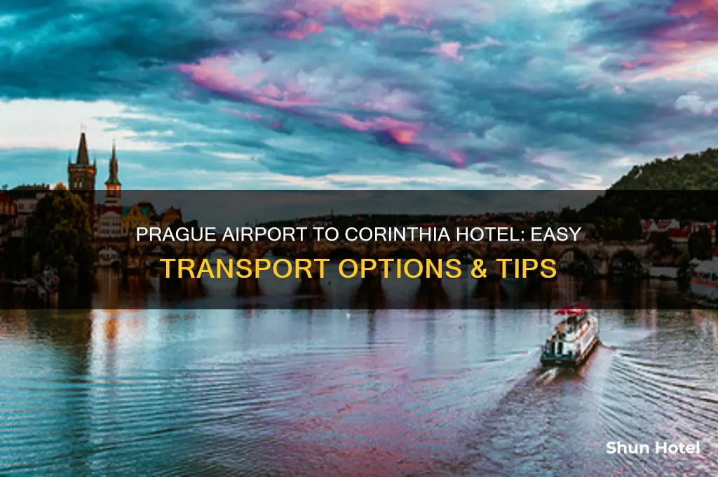 how to get from prague airport to corinthia hotel