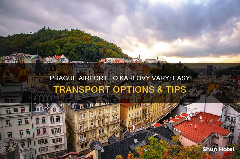 how to get from prague airport to karlovy vary