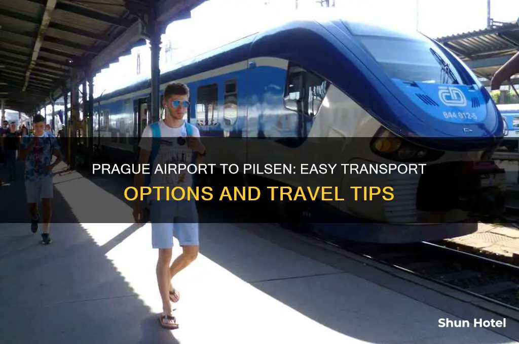 how to get from prague airport to pilsen