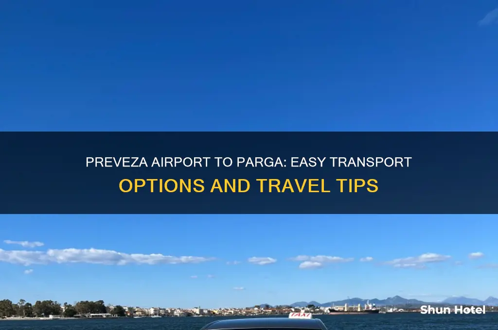how to get from preveza airport to parga