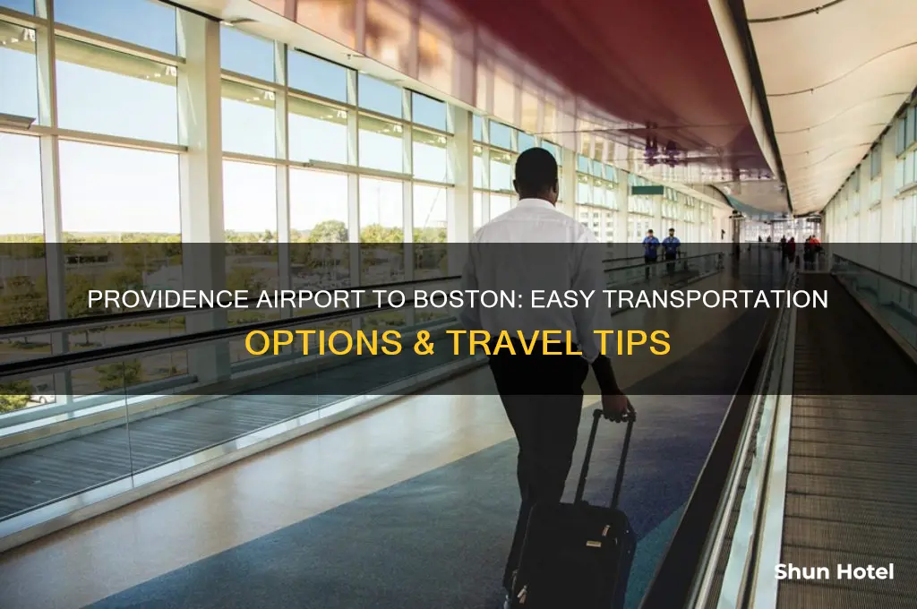 how to get from providence airport to boston
