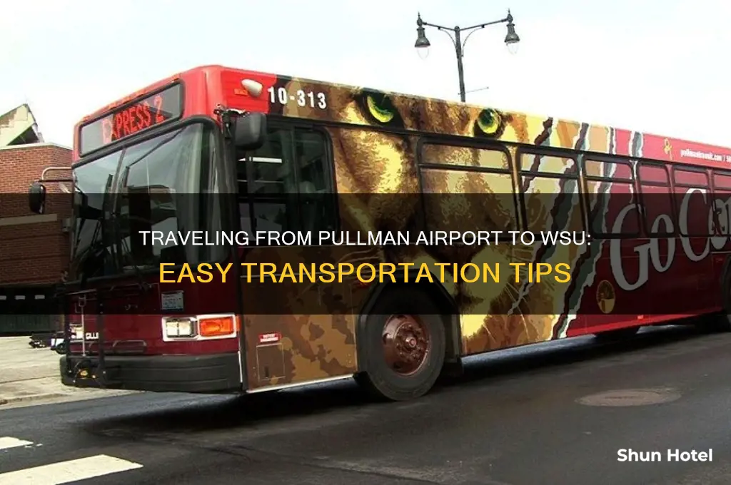 how to get from pullman airport to wsu