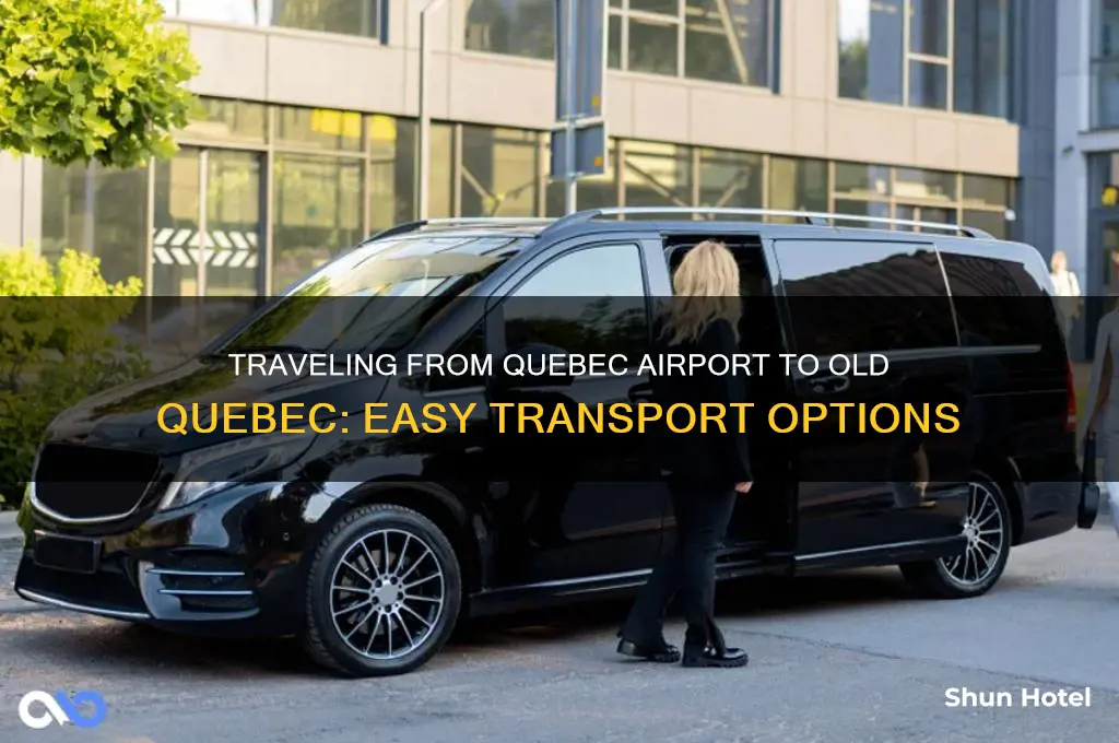 how to get from quebec airport to old quebec