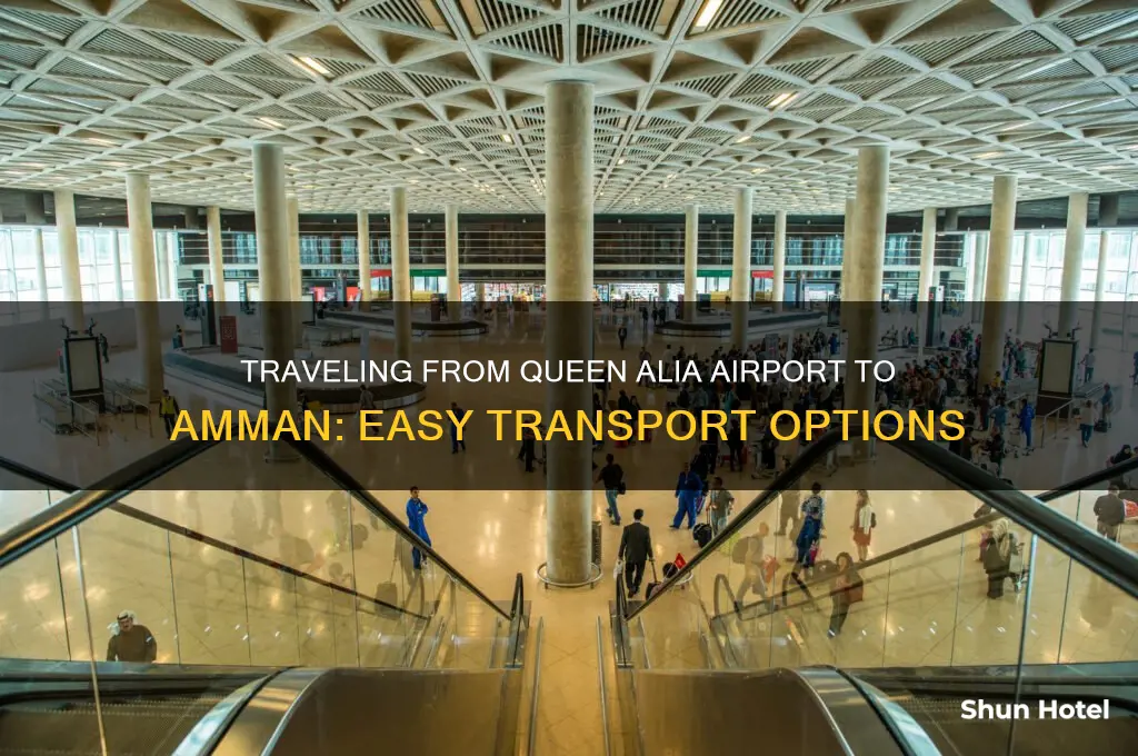 how to get from queen alia airport to amman
