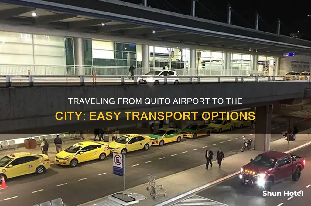 how to get from quito airport to city