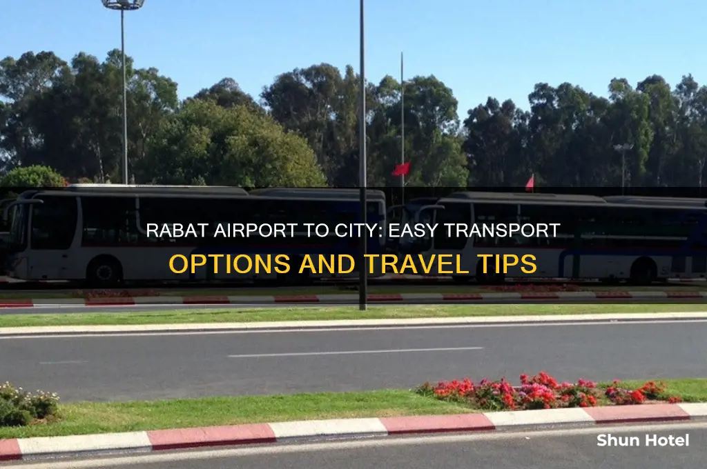 how to get from rabat airport to city