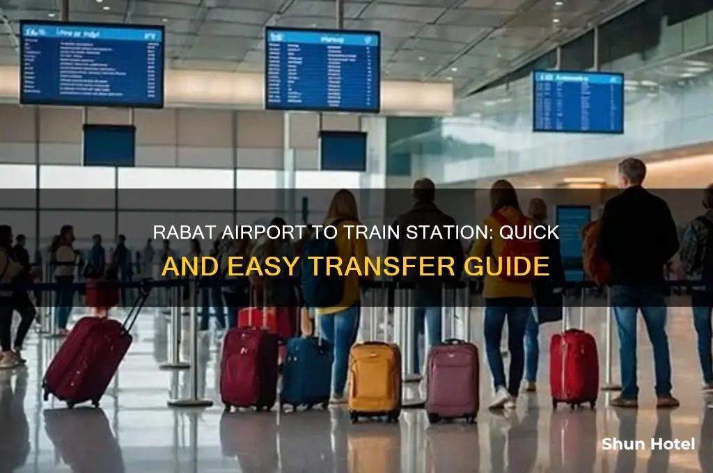 how to get from rabat airport to train station