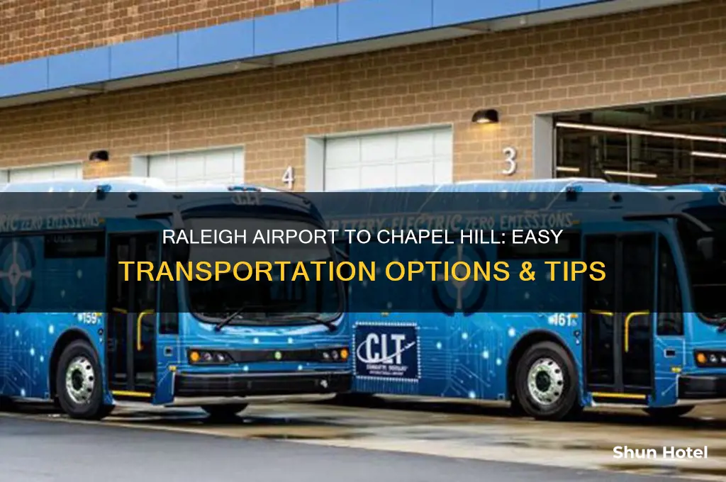 how to get from raleigh airport to chapel hill
