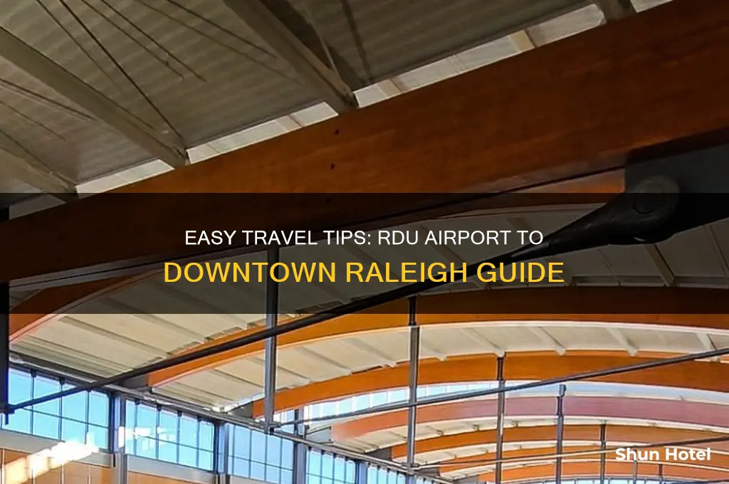 how to get from raleigh durham airport to downtown raleigh