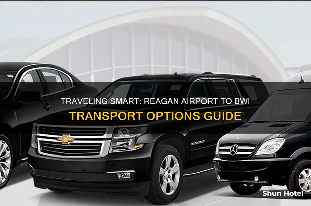 how to get from reagan airport to bwi