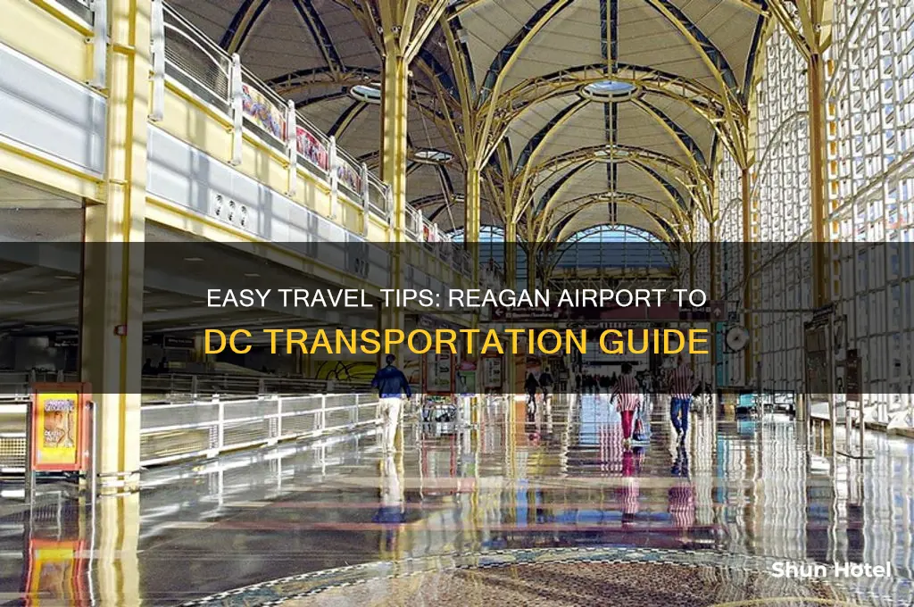 how to get from reagan airport to dc