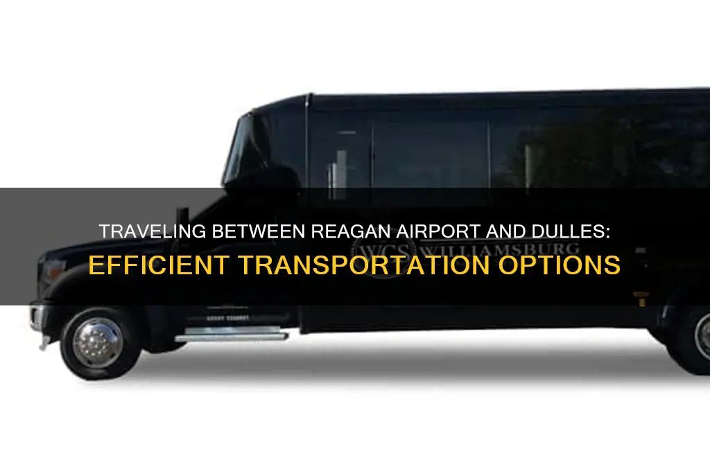 how to get from reagan airport to dulles