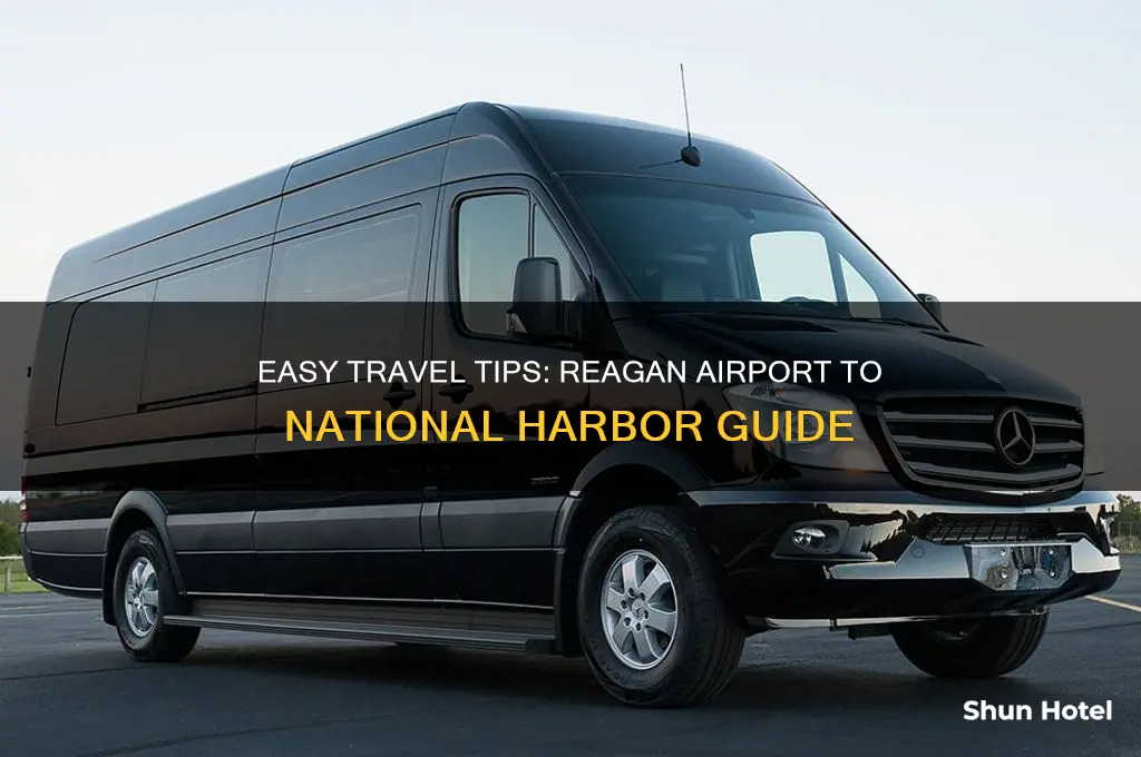 how to get from reagan airport to national harbor