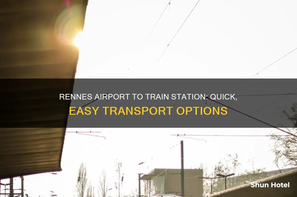 how to get from rennes airport to rennes train station