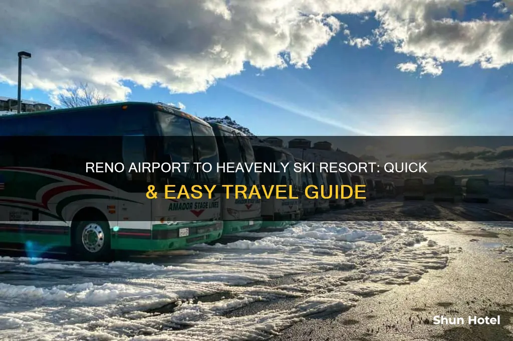 how to get from reno airport to heavenly ski resort