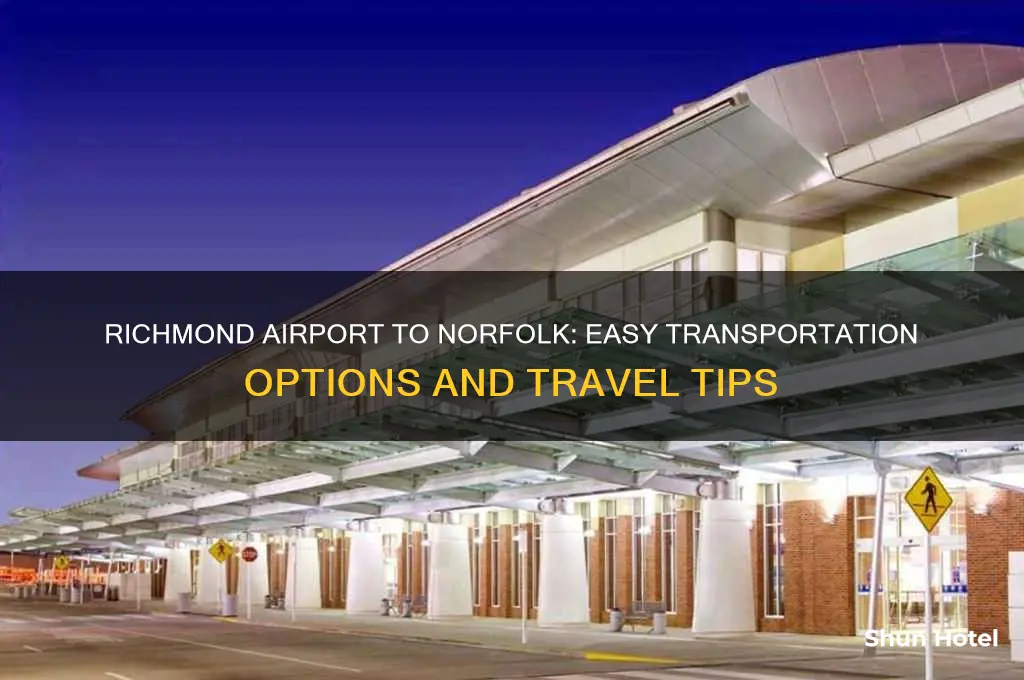 how to get from richmond airport to norfolk