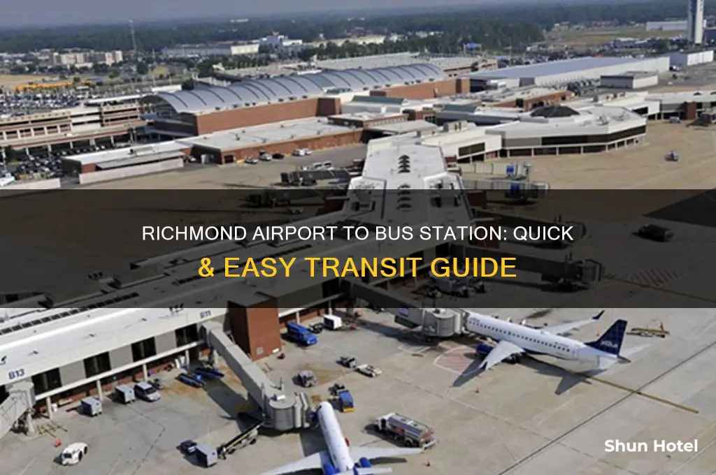 how to get from richmond airport to richmond bus station