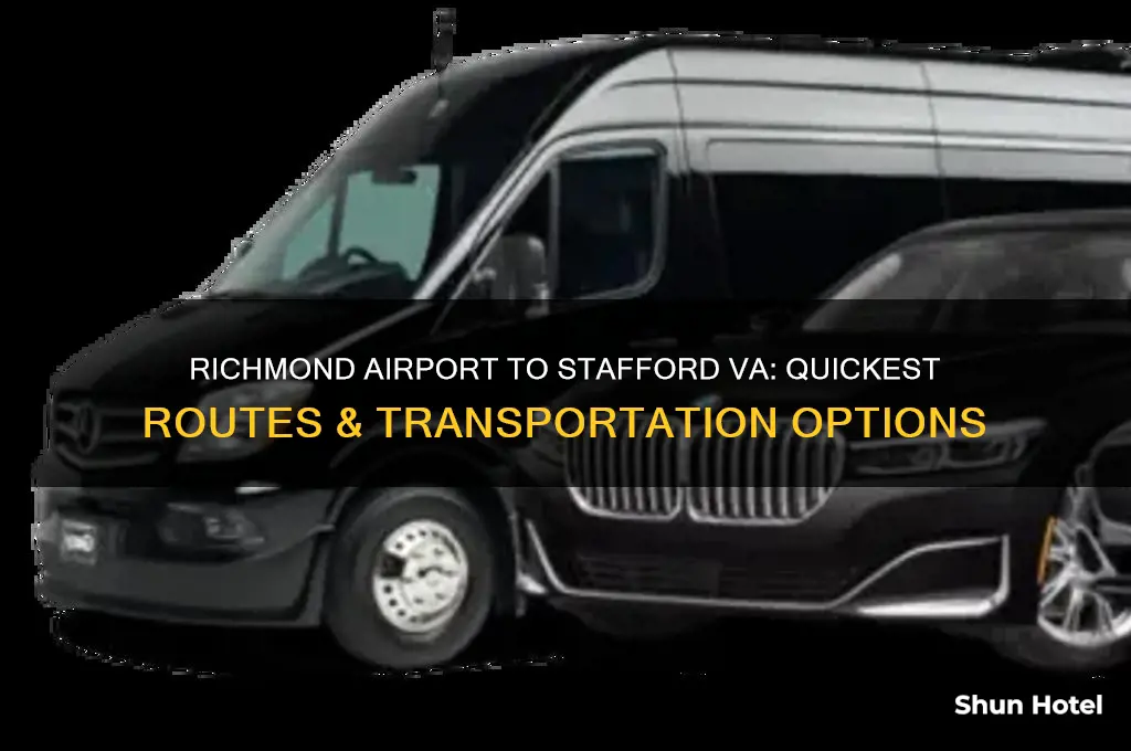 how to get from richmond airport to stafford va