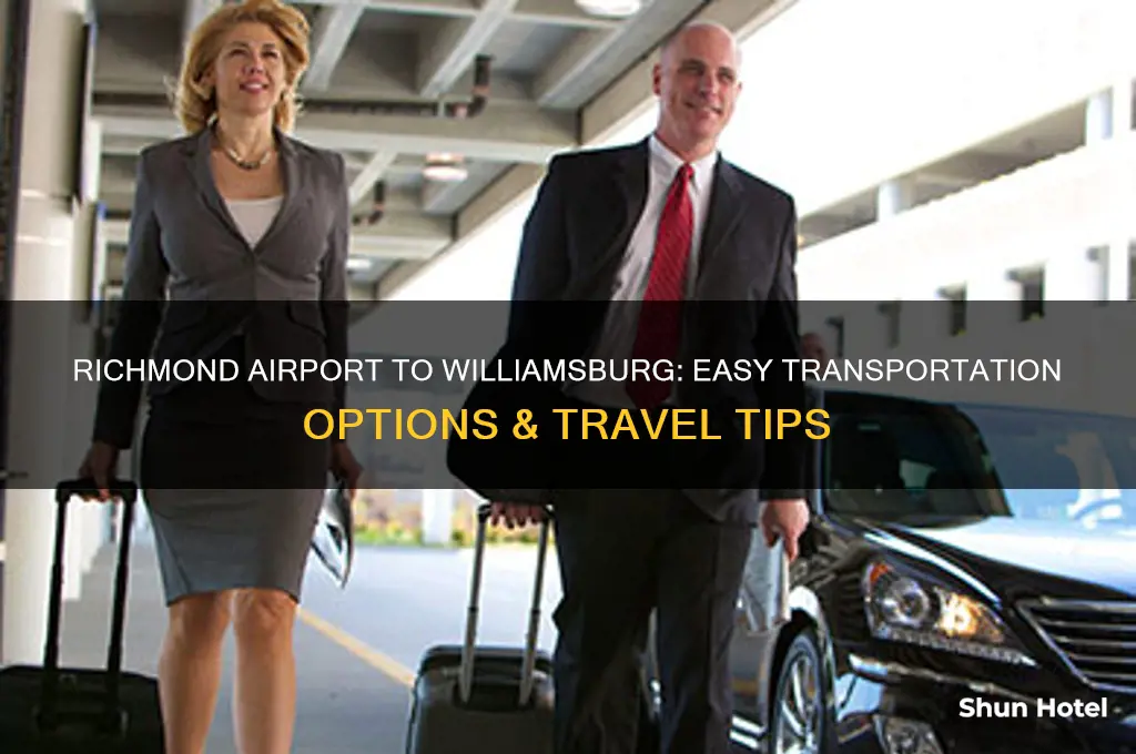how to get from richmond airport to williamsburg