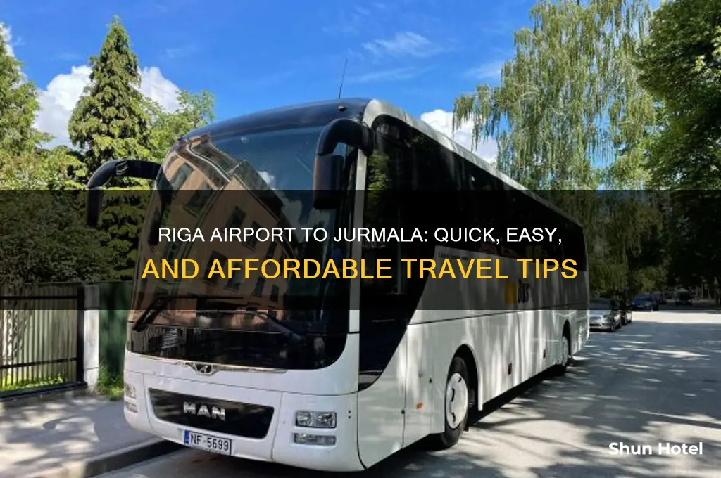 how to get from riga airport to jurmala