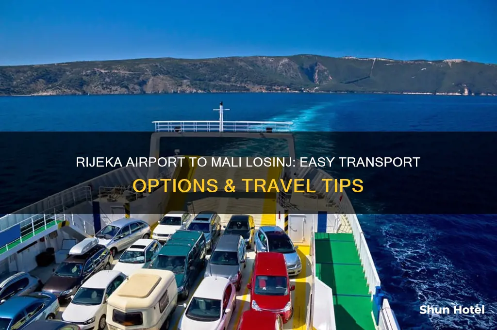 how to get from rijeka airport to mali losinj