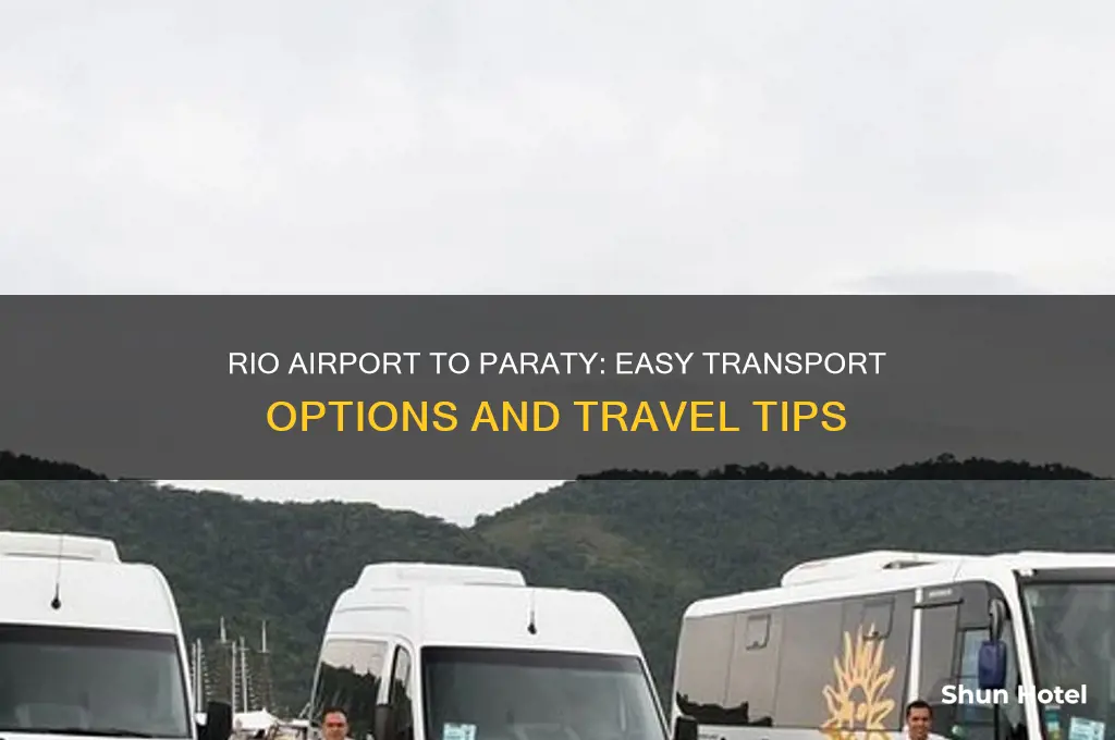 how to get from rio airport to paraty