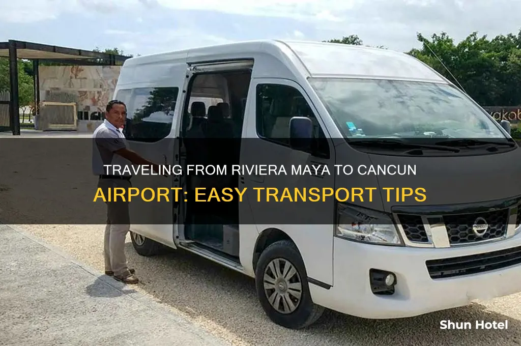 how to get from riviera maya to cancun airport