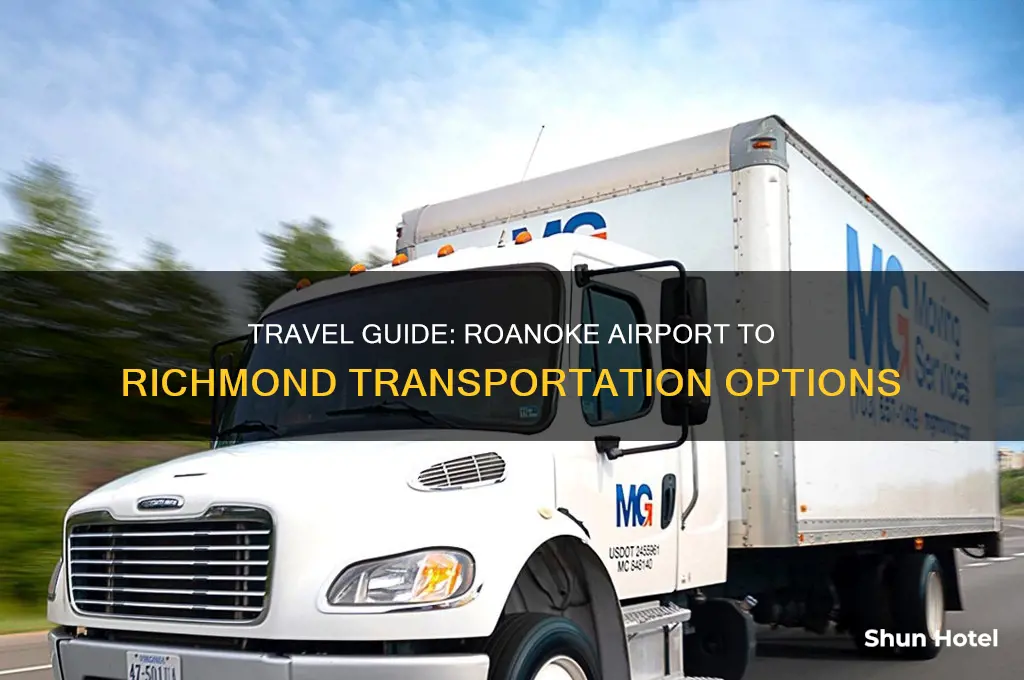 how to get from roanoke airport to richmond